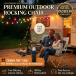 Modura™ Wide Spring-Action Camping Chair, Grab & Go Outdoor Seat