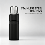 470ml Stainless Steel Vacuum Insulated Flask - Leak-Proof Travel Thermos