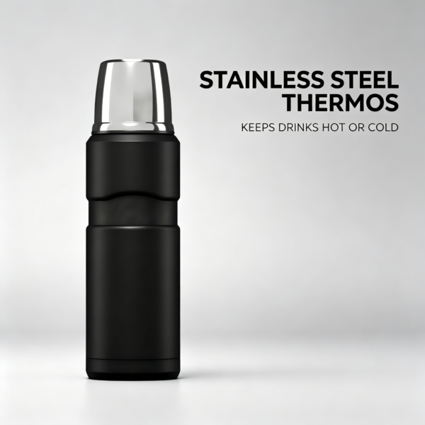 470ml Stainless Steel Vacuum Insulated Flask - Leak-Proof Travel Thermos
