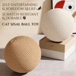 Oversized Sisal Cat Ball Toy – Scratching & Self-Play Toy - Image 3