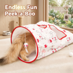 Cat Tunnel Bag Toy – Interactive Peek-a-Boo Play Bag for Cats - Image 3