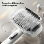 2-in-1 Pet Grooming Brush – Deshedding & Detangling Tool - Image 5