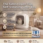 Puritypaws™ Smart Self-Cleaning Litter Box - Ultra-Quiet & Extra Large